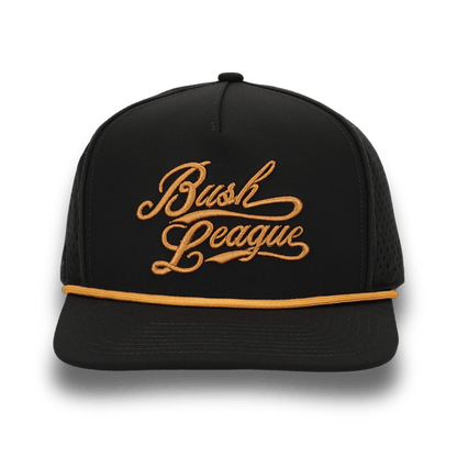 Bush League Flat Bill - Black / Copper
