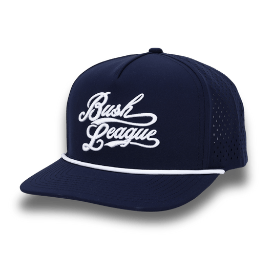 Bush League Flat Bill - Blue / White
