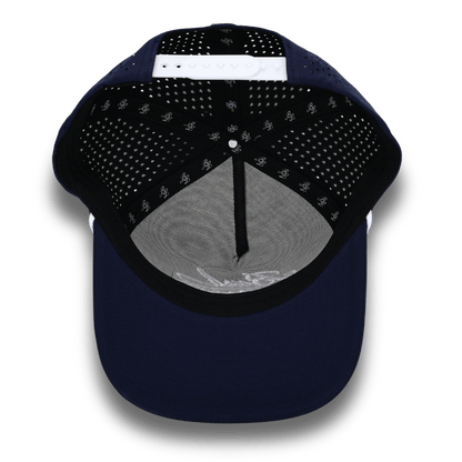 Bush League Flat Bill - Blue / White