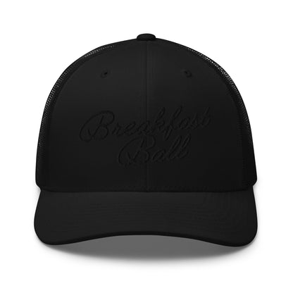 Breakfast Ball Trucker Black