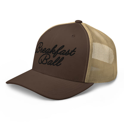 Breakfast Ball Trucker Black