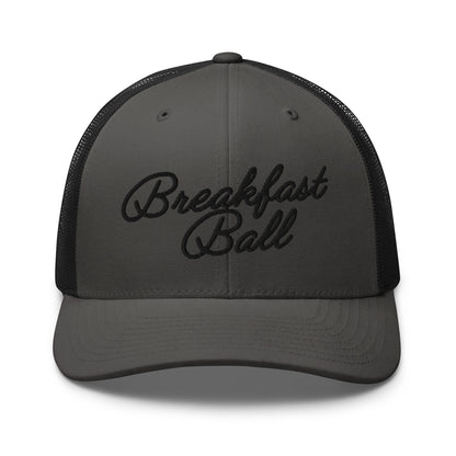 Breakfast Ball Trucker Black