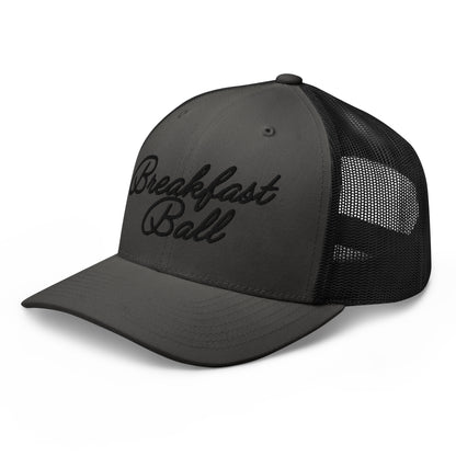 Breakfast Ball Trucker Black