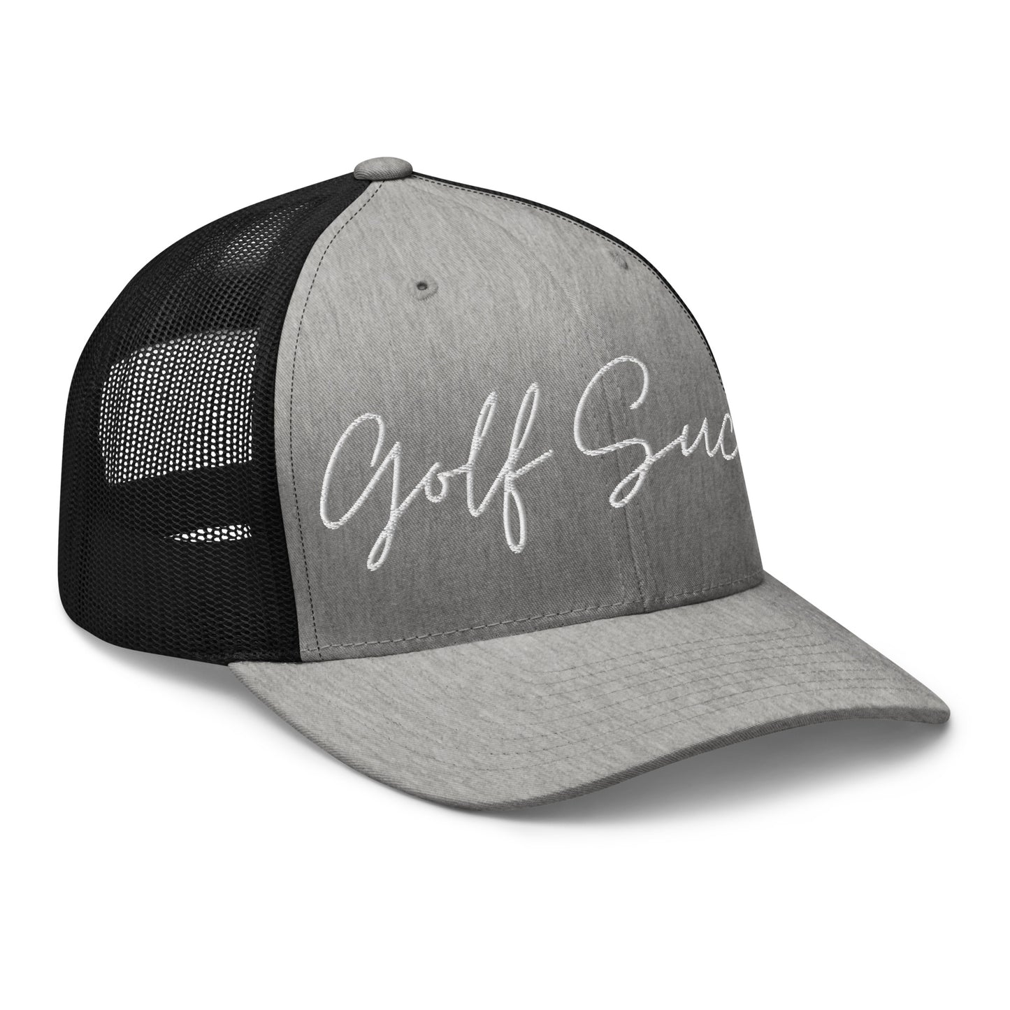 Golf Sucks Trucker White