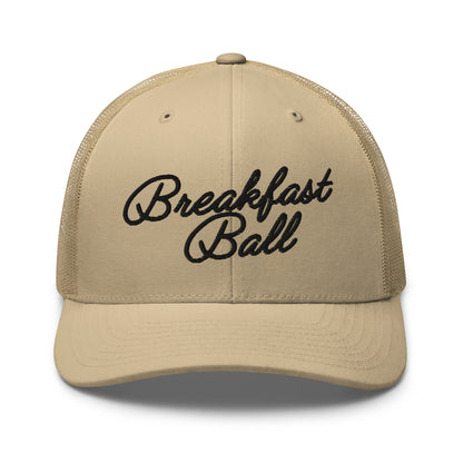 Breakfast Ball Trucker Black