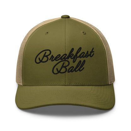 Breakfast Ball Trucker Black