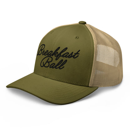 Breakfast Ball Trucker Black