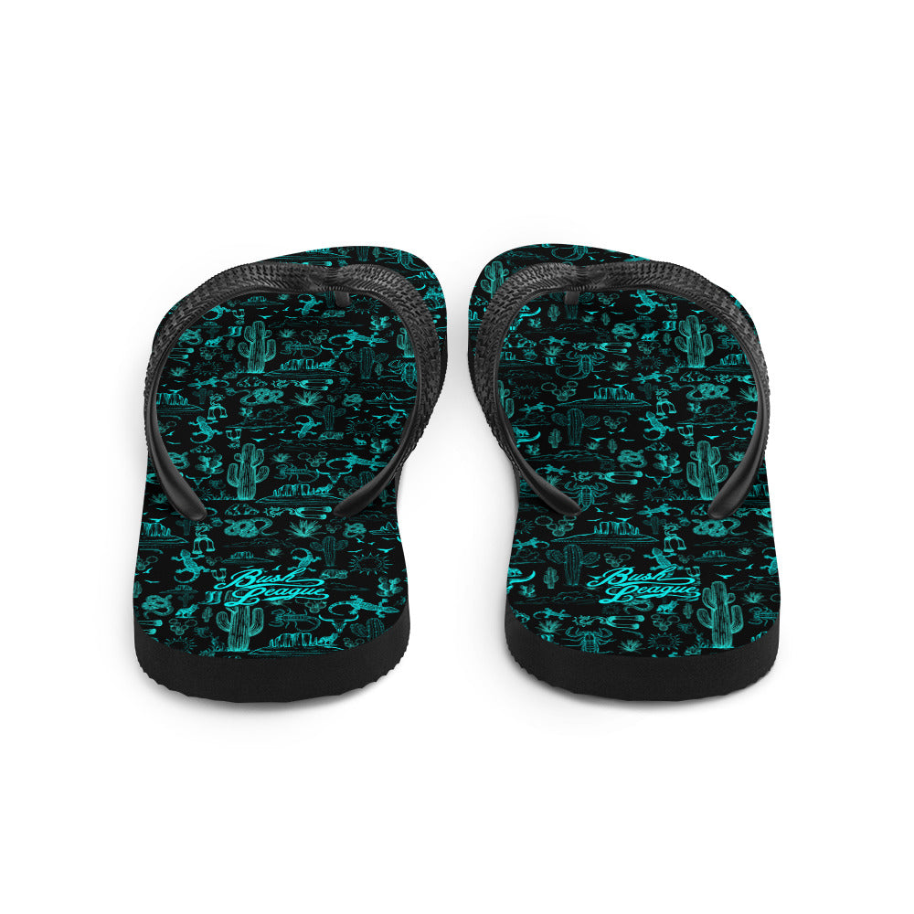 The Desert Flip-Flops Teal