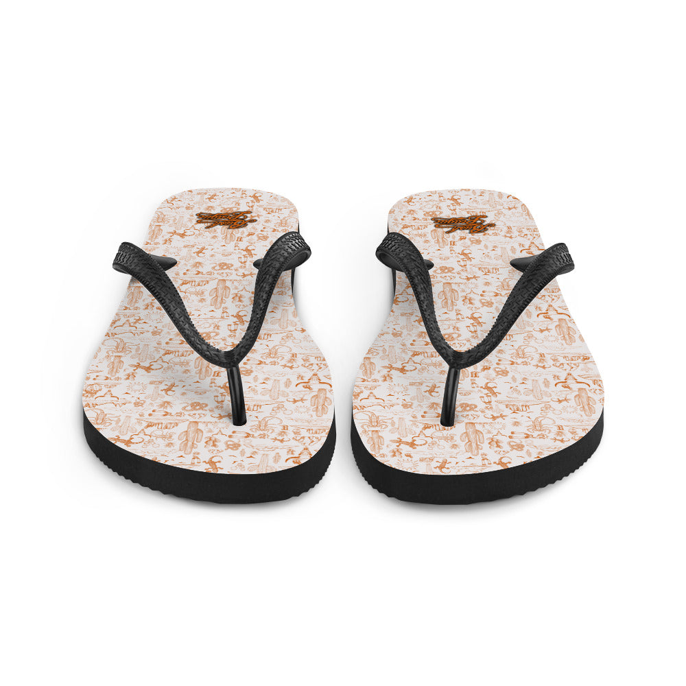 The Desert Flip-Flops Orange