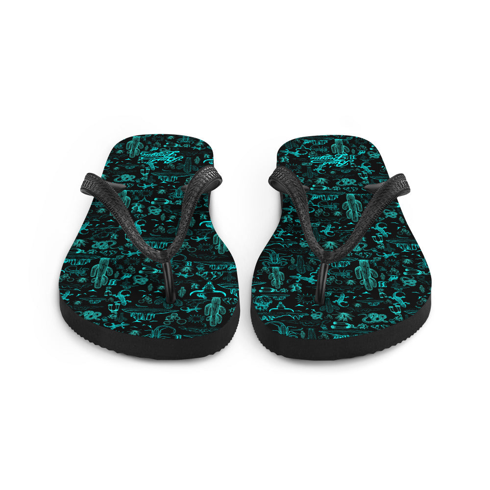 The Desert Flip-Flops Teal