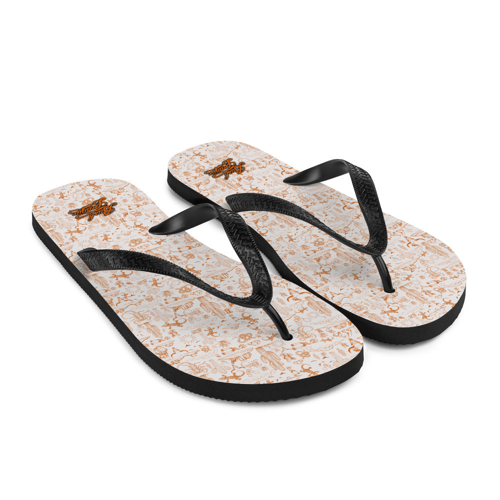 The Desert Flip-Flops Orange