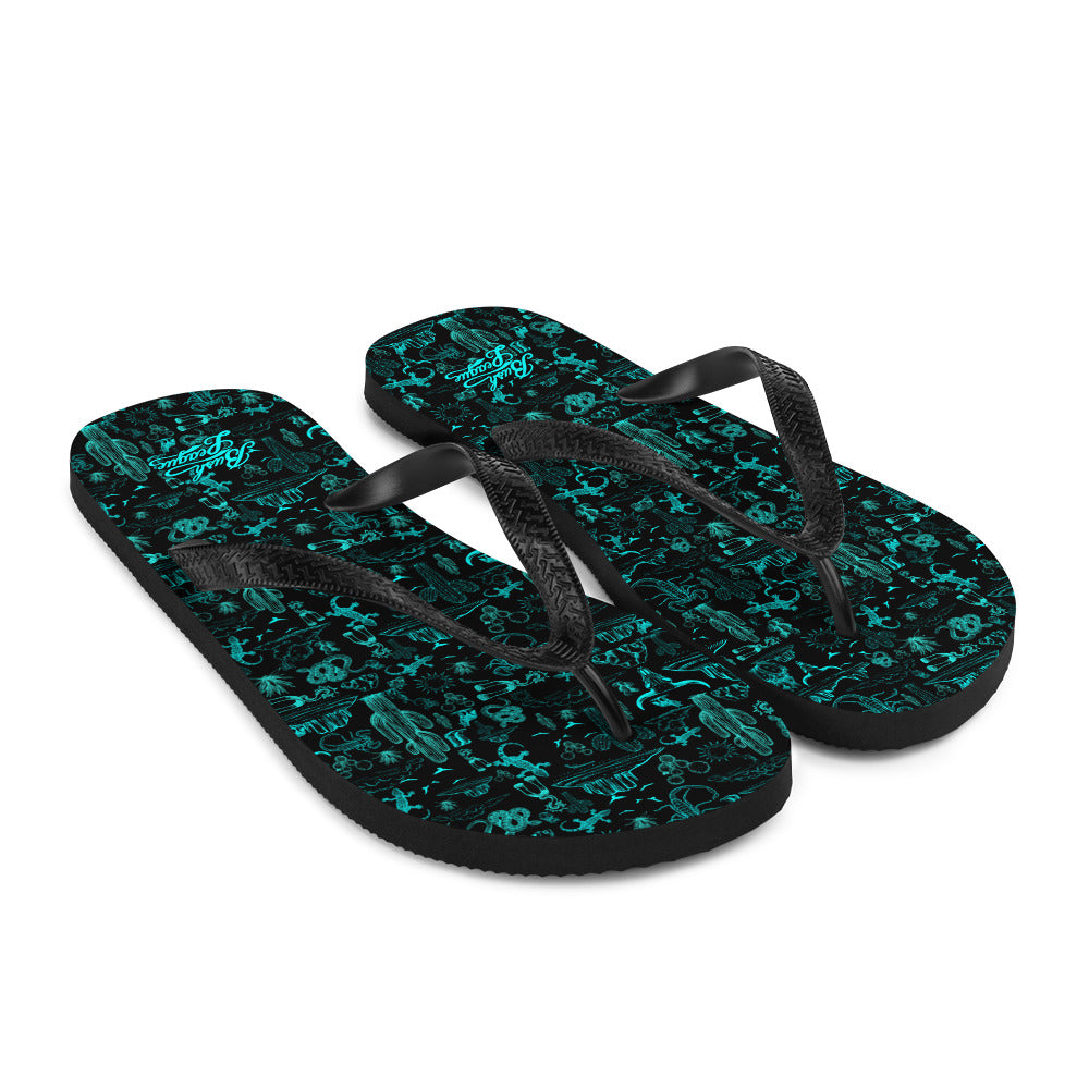 The Desert Flip-Flops Teal