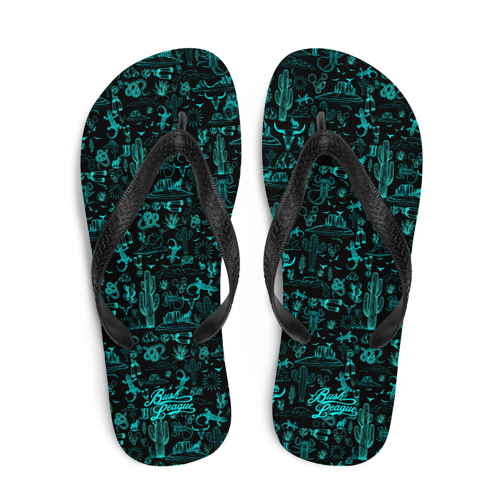 The Desert Flip-Flops Teal